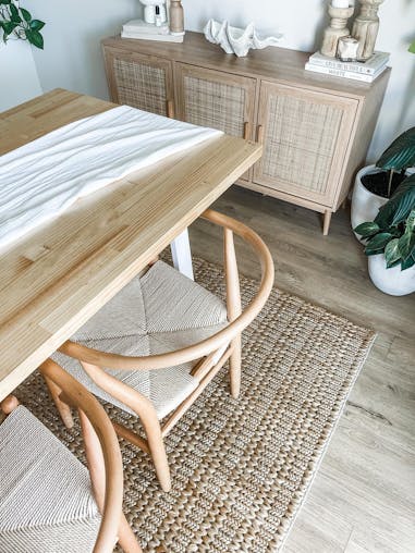 Amare Natural Braided Jute Rug