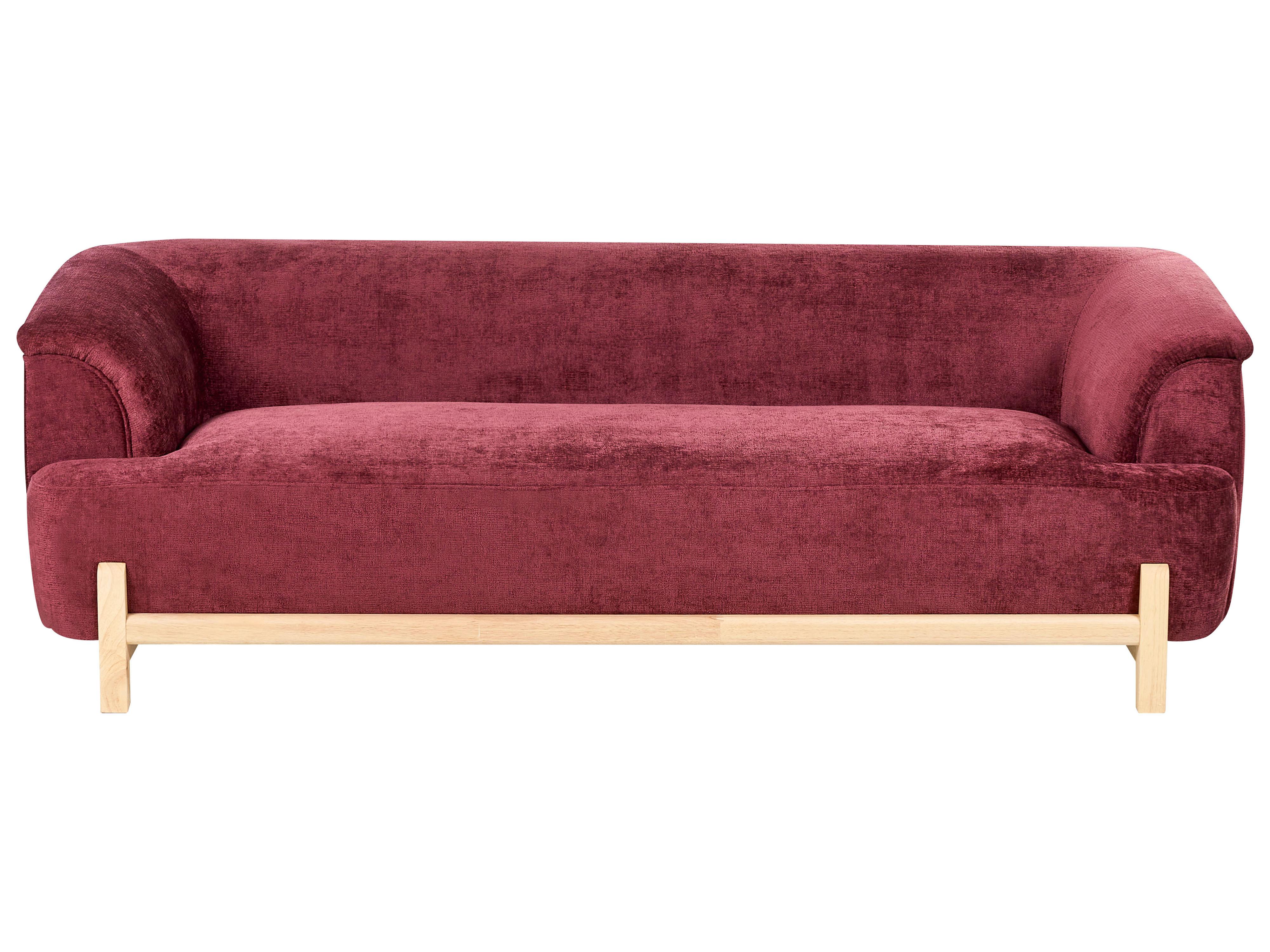 Sofa 2 Seater ALNOR Chenille Burgundy