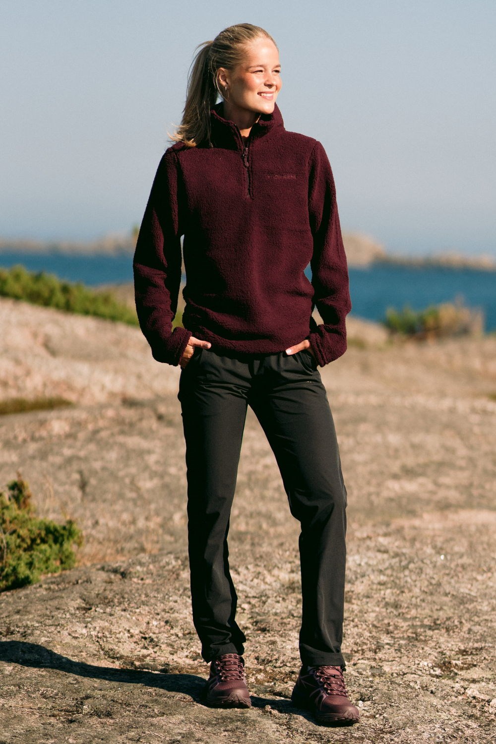 Hamar sherpa Half Zip genser