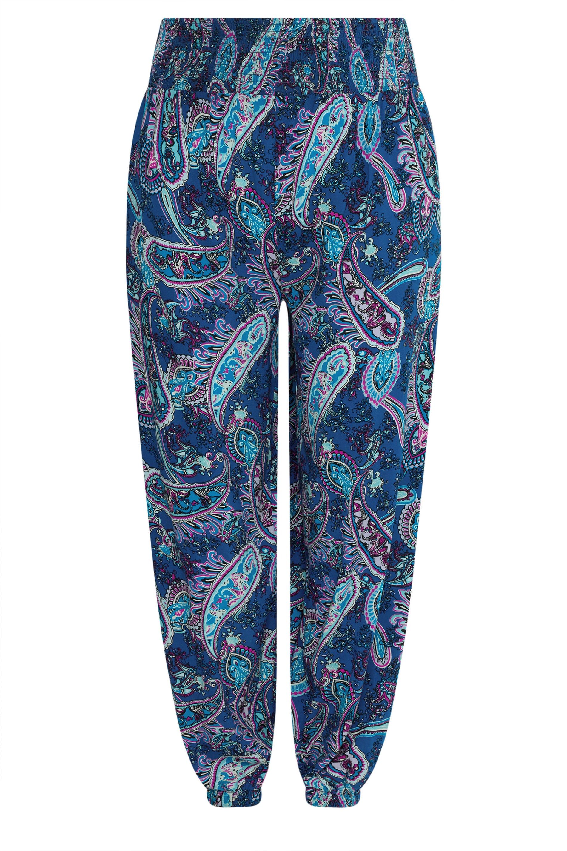 Yours Paisley Print Harem Trousers
