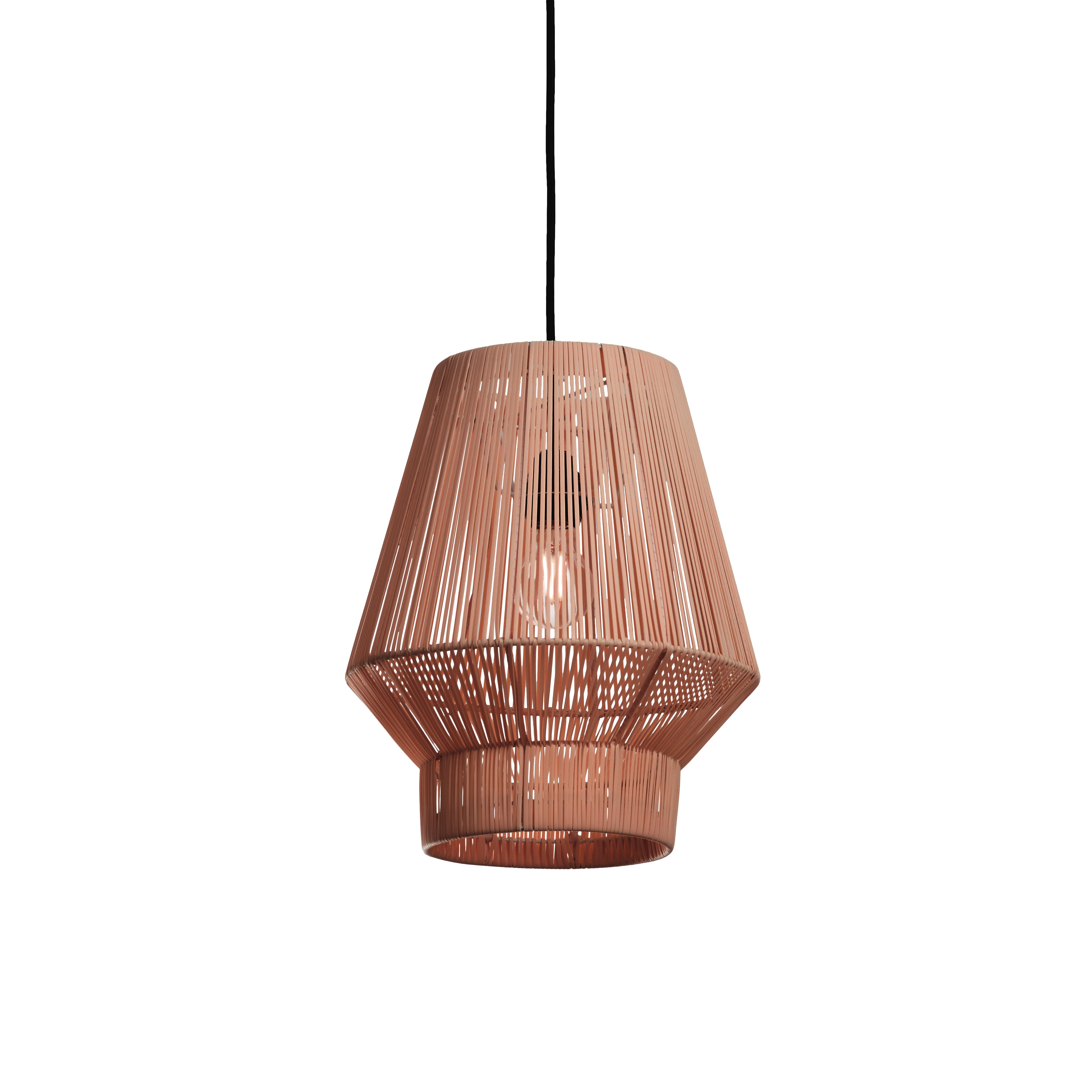 Originalhome lampenkap gerecycled Lampion no 1 - terracotta - S