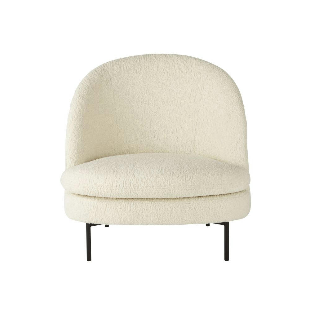Prana - Fauteuil à bouclettes blanches