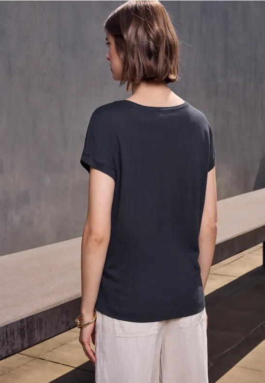 Jersey V-Neck T-Shirt