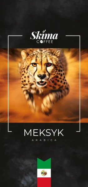 Kawa ziarnista 1kg Meksyk 100% Arabica Świeżo Palona do ekspresu