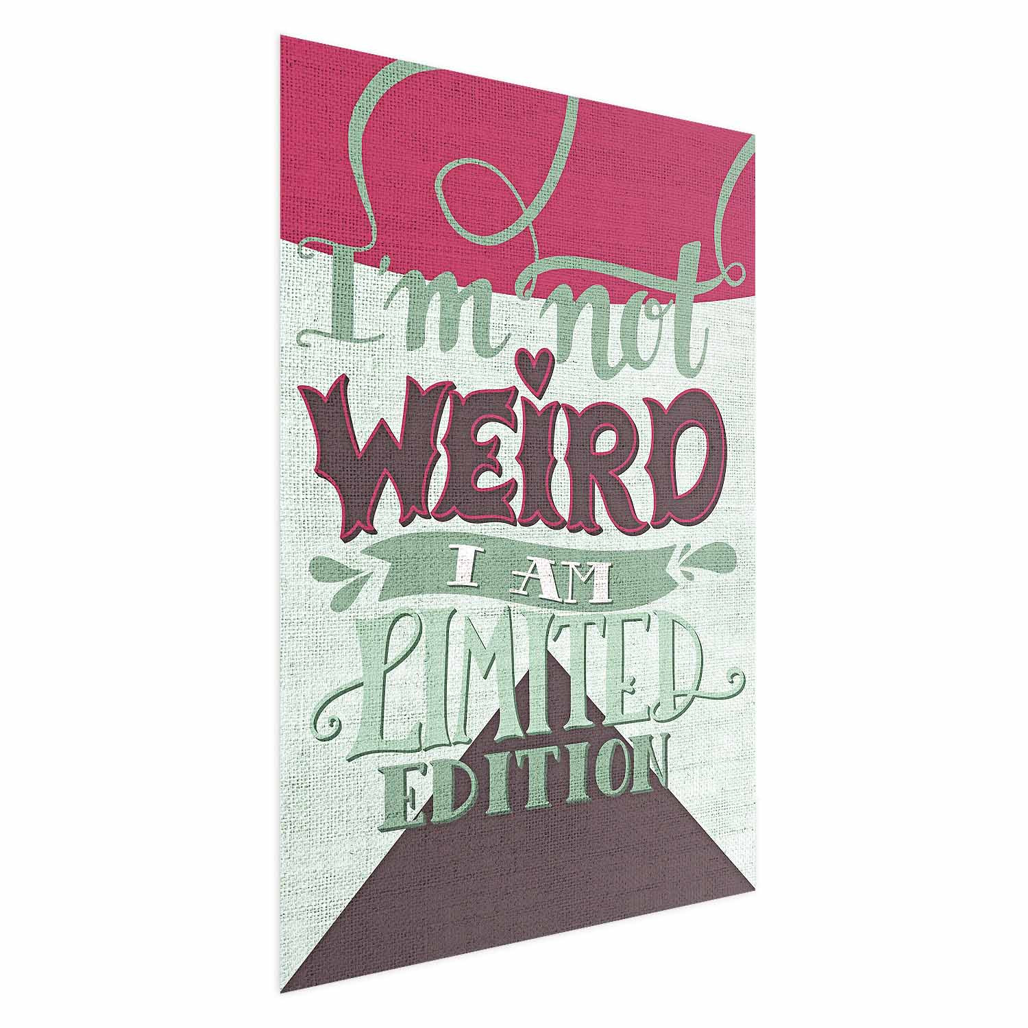 Plakat Not weird 21x30 cm