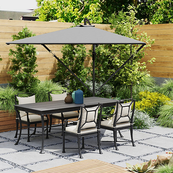Parasol Ampelschirm, 260 cm, UV Schutz 50 , Kurbelschirm, pour Terrasse