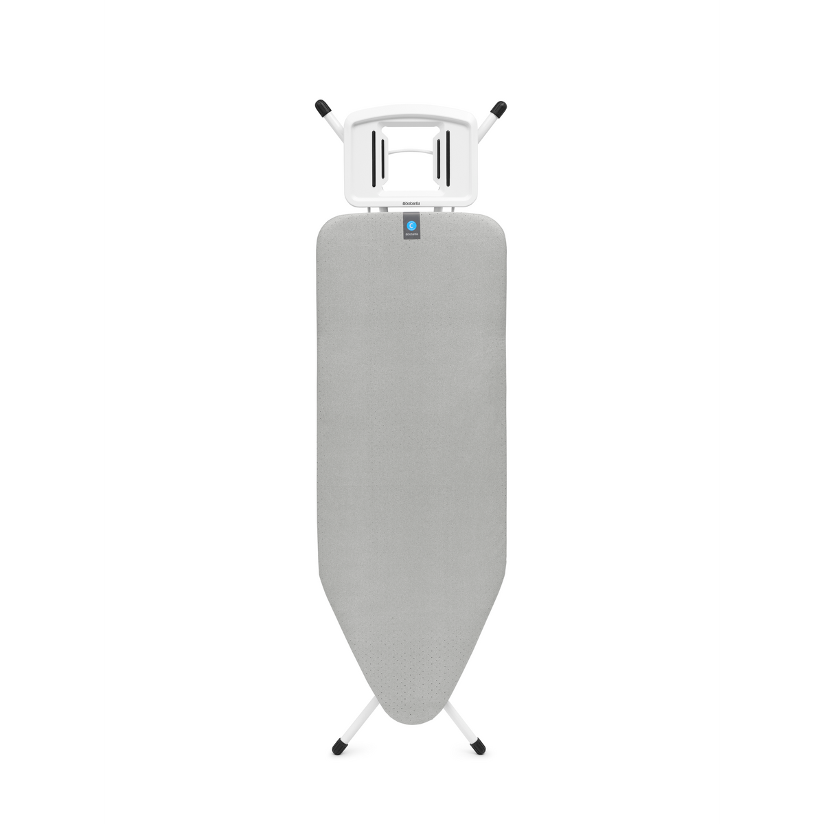 Brabantia Strijkplank C, 124x45 cm, solide strijkerhouder - Metallised