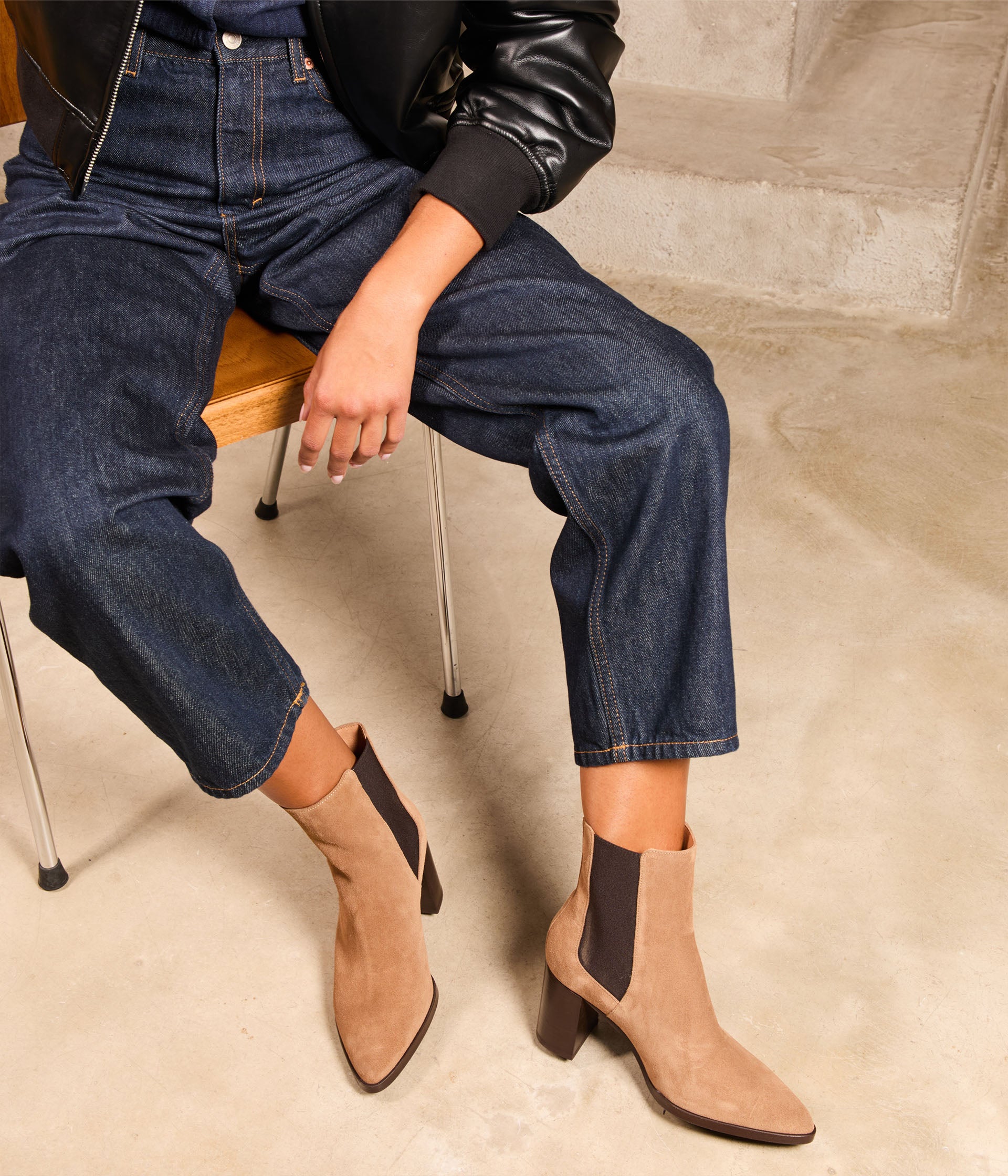 Chelsea boots beiges Ludivine