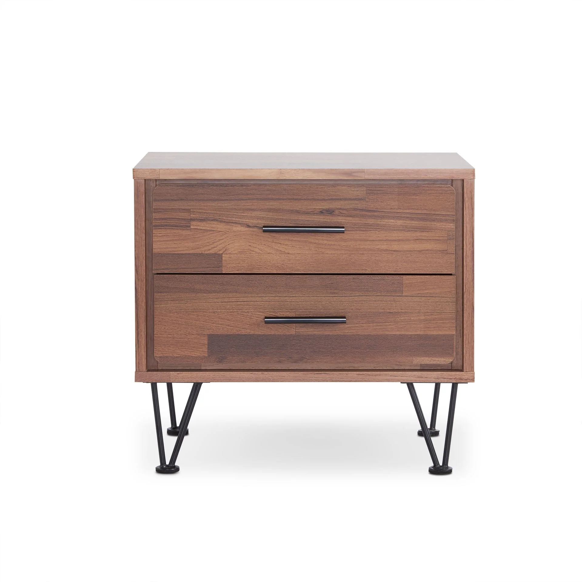 2-Drawer Solid Wood Bachelors Chest, Storage Cabinet for Bedroom, Living Room, Children's room