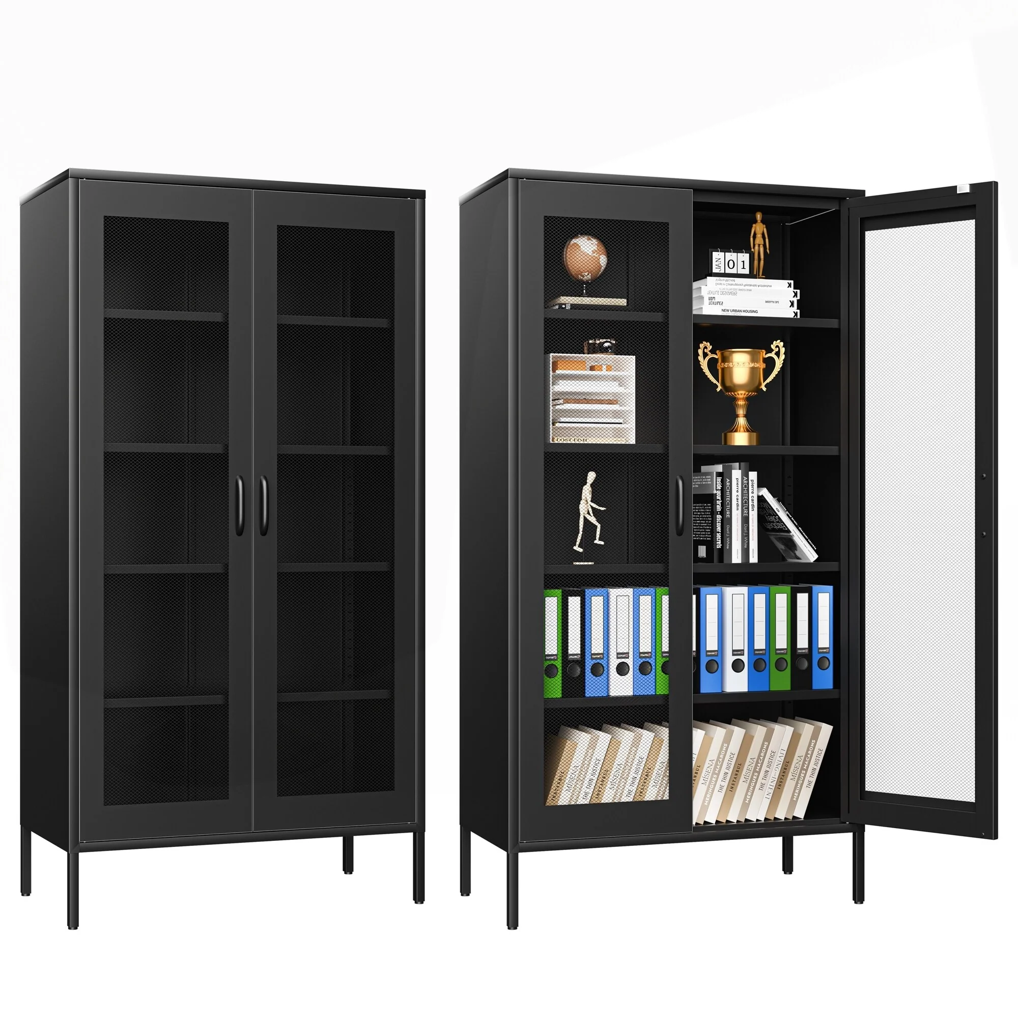 Versatile Metal Storage Cabinet for Various Spaces, Ensuring Durability and Organization