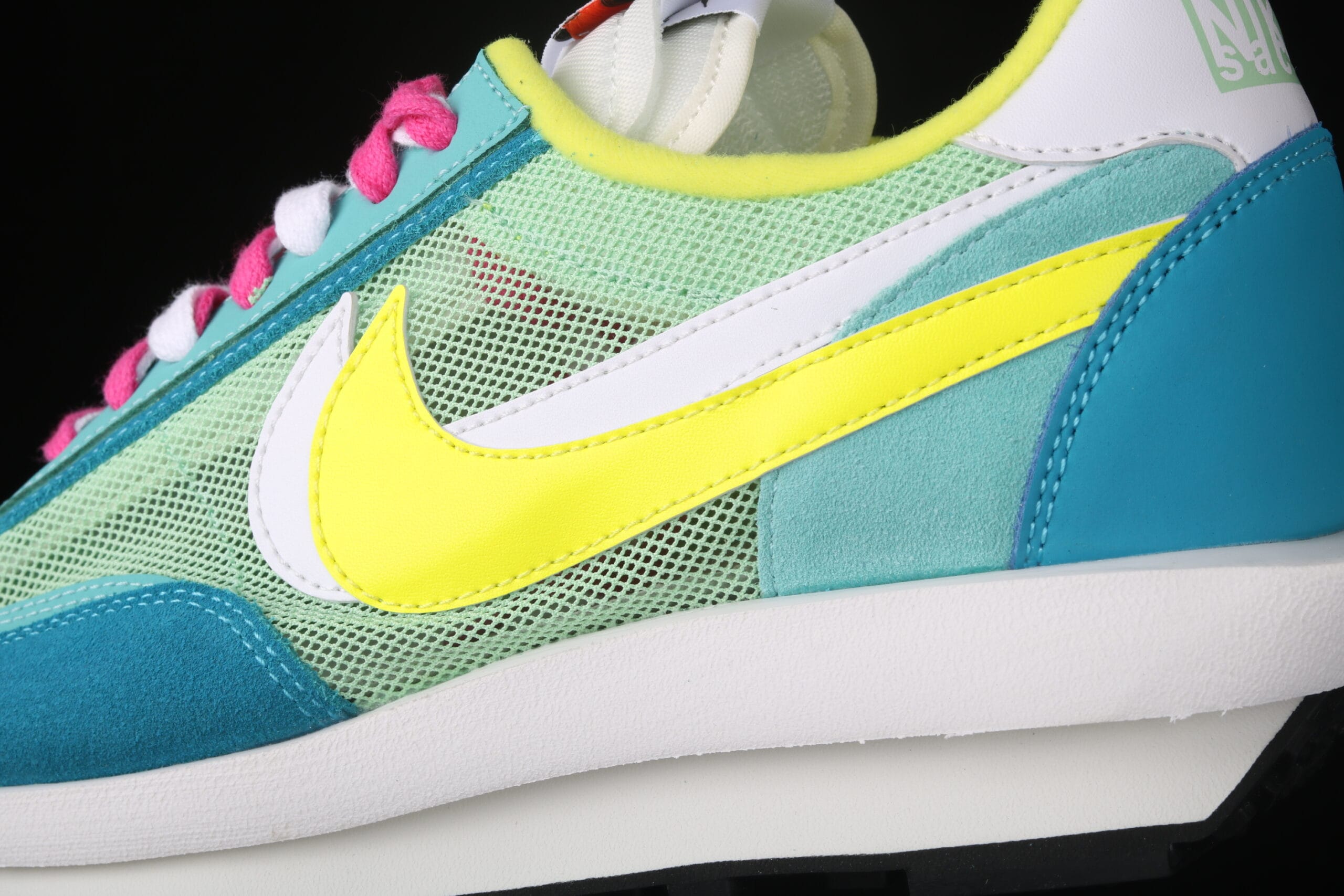 Nike LDV Waffle, Sacai Blue Green Yellow White