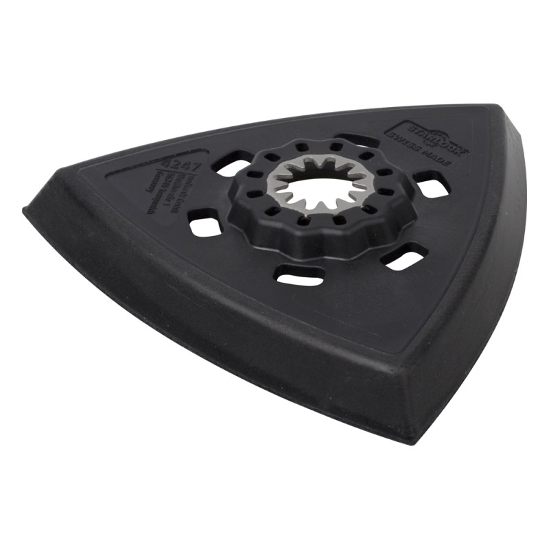 Plateau abrasif auto-agrippant Starlock 95 mm WOLFCRAFT