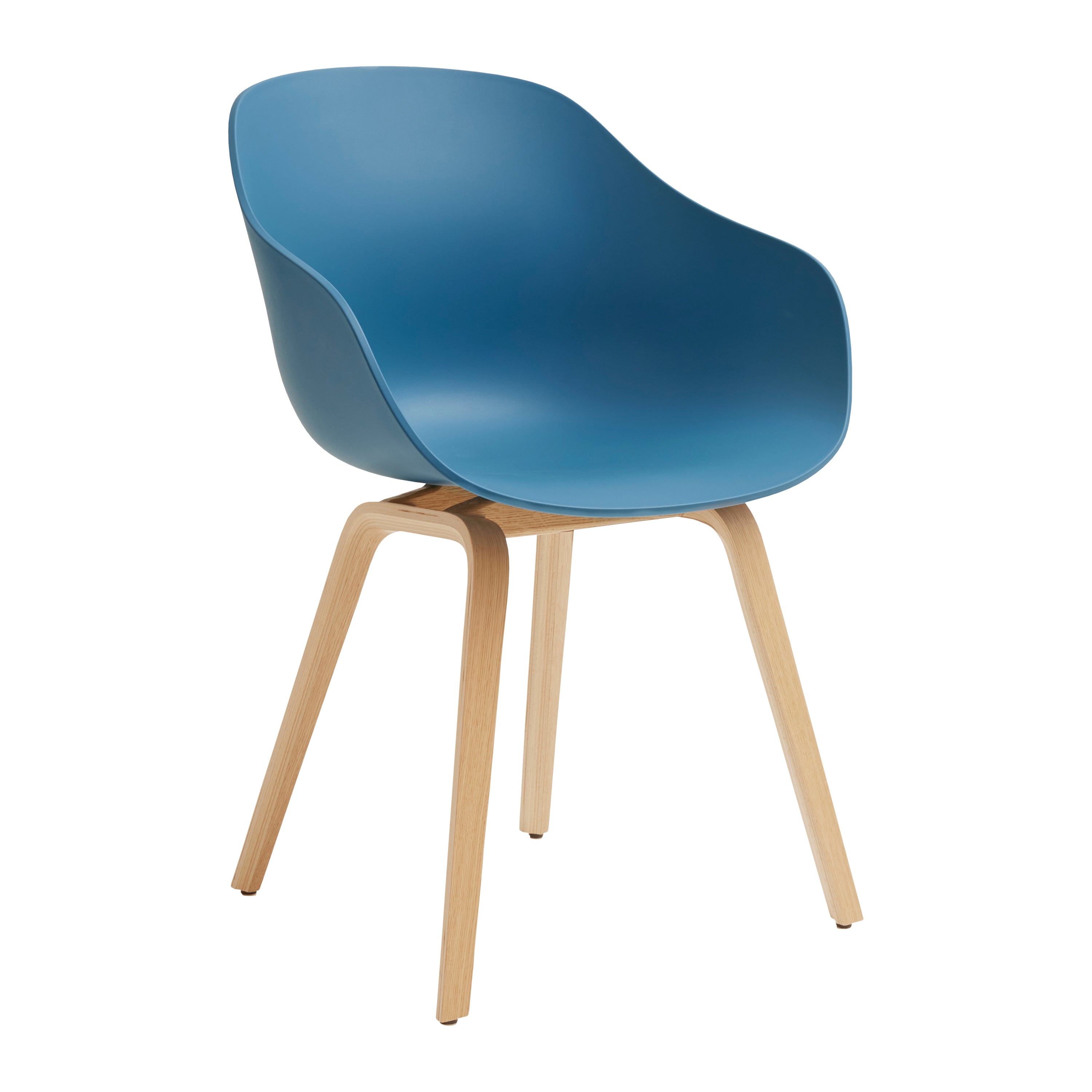 HAY About a Chair AAC222 Stoel - Oak - Azure Blue