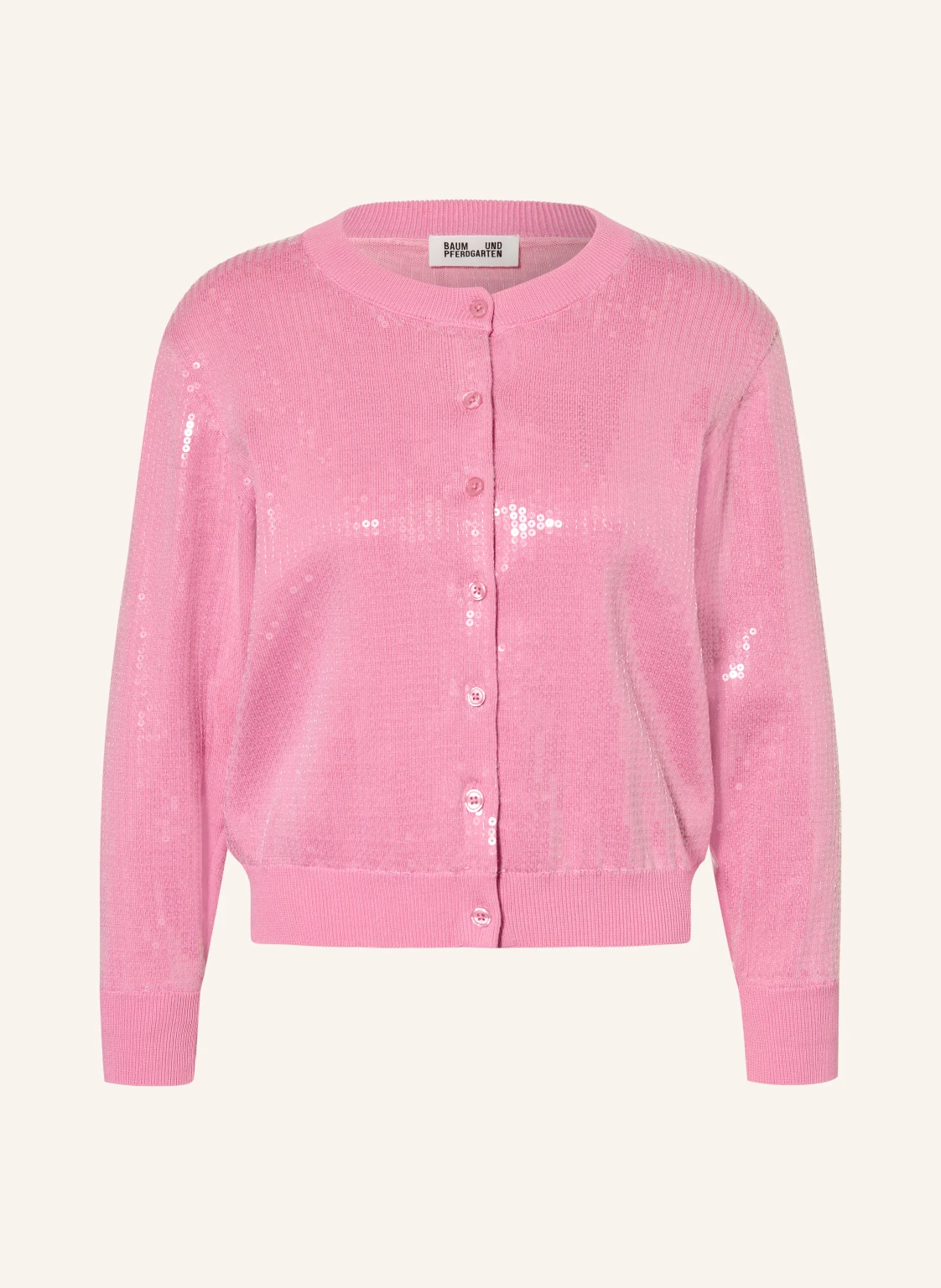 BAUM UND PFERDGARTEN Strickjacke CAYLEE mit Pailletten