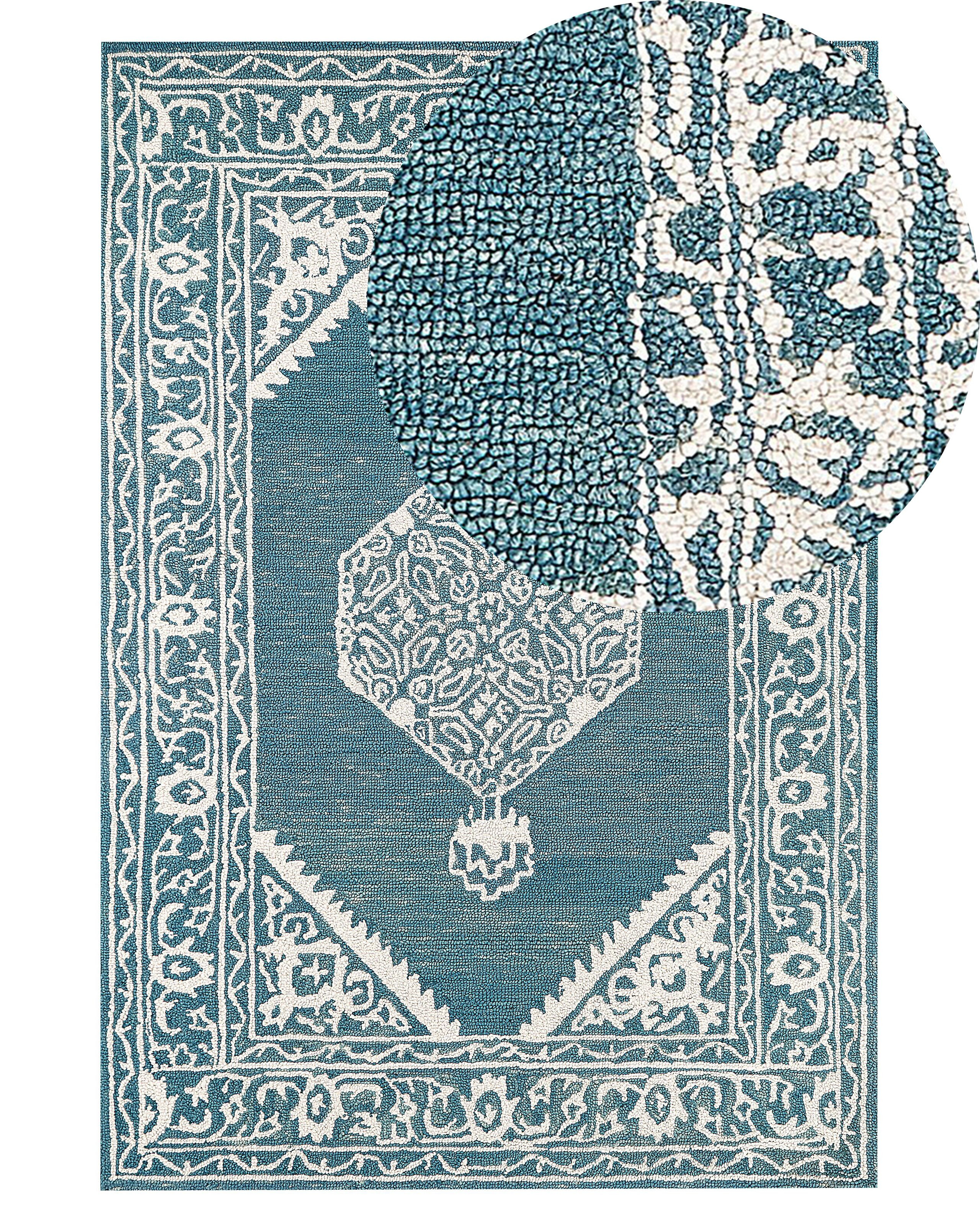 Wełniany dywan orientalny wzór 140x200 cm