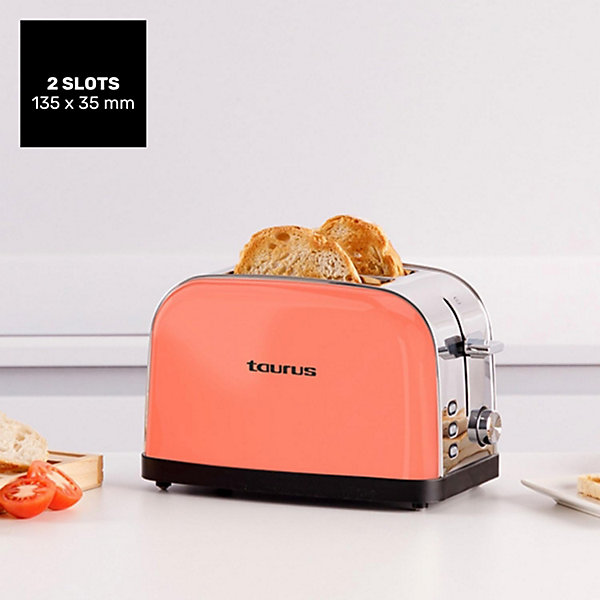 Grille-pain Corail Inox 2 Fentes 950W