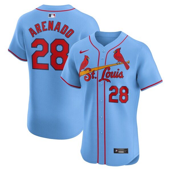 Nolan Arenado St. Louis Cardinals Nike Alternate Elite Player Jersey - Light Blue