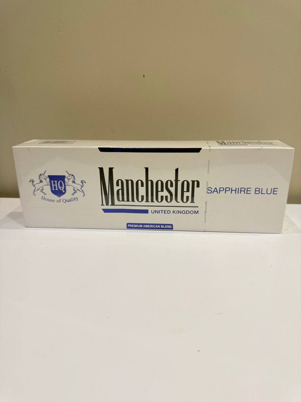 Manchester Sapphire Blue 20s Cigarettes x 10 Packs /1 Carton