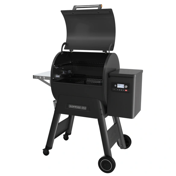 Pelletgrill »Ironwood«, porzellanemailliert, inkl. Thermometer