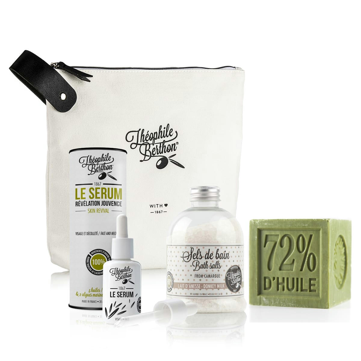 GENTLEMAN - Trousse 3 soins visage corps et bain