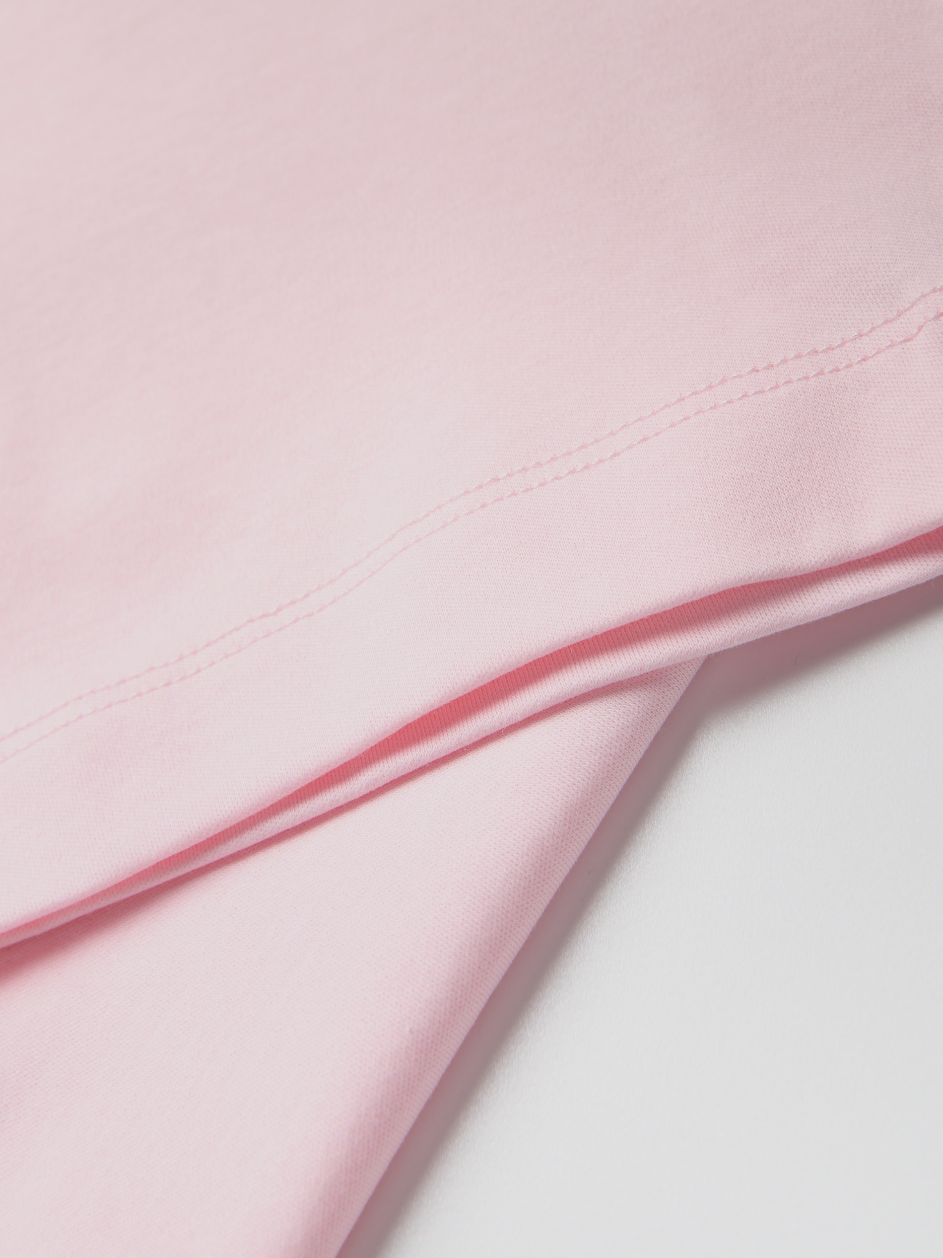 T-shirt oversize z merceryzowanej bawełny