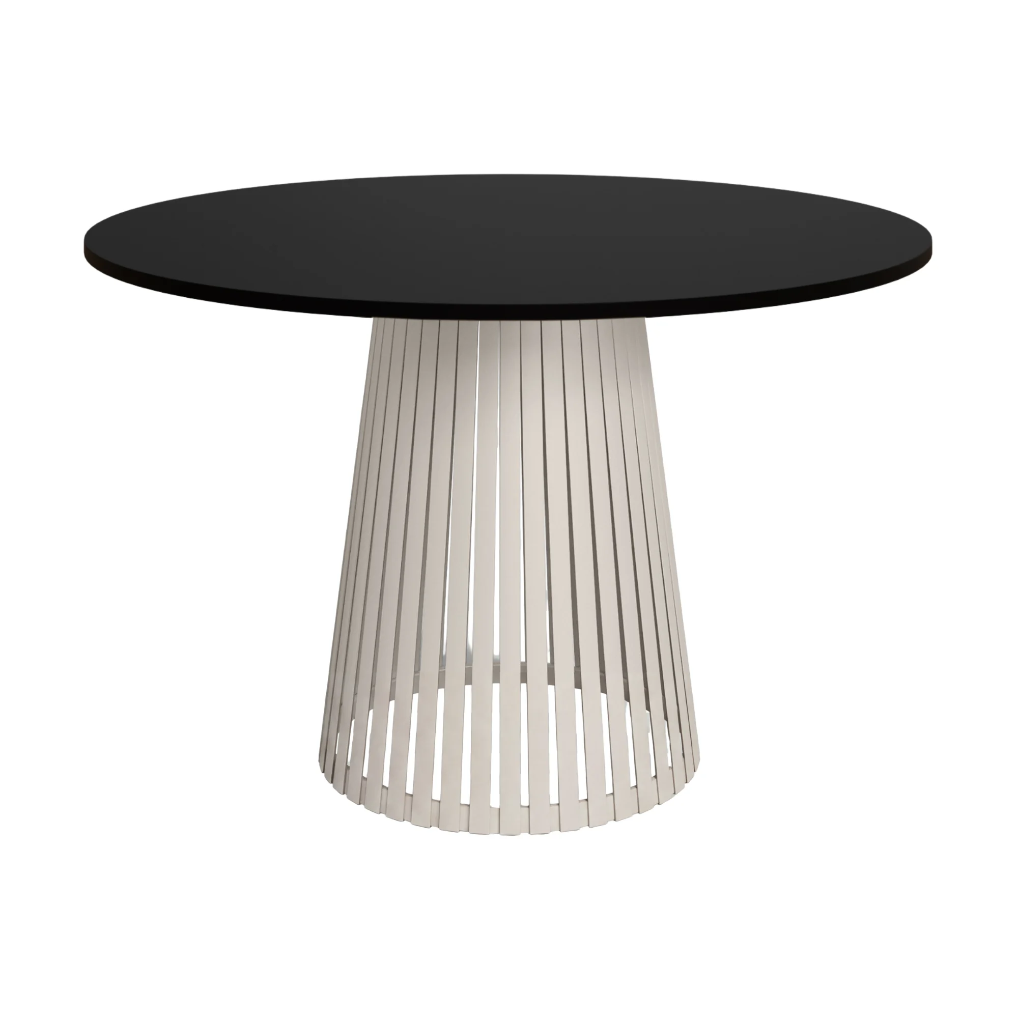 Stół okrągły VIVO75 cm - Czarny Mat