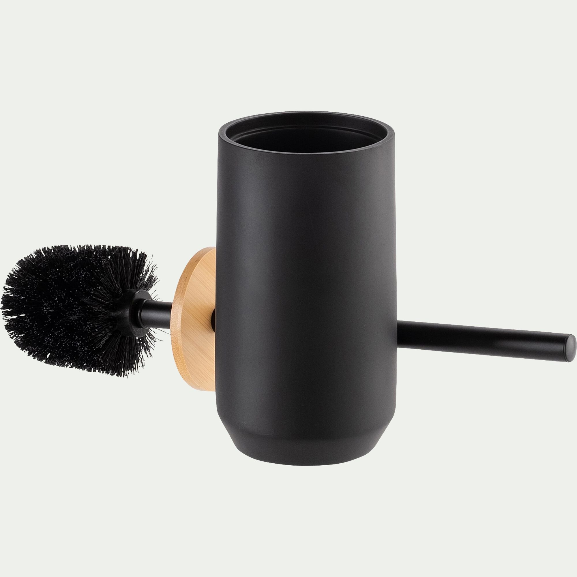 LEUZE - Set de salle de bainen polyresine - noir