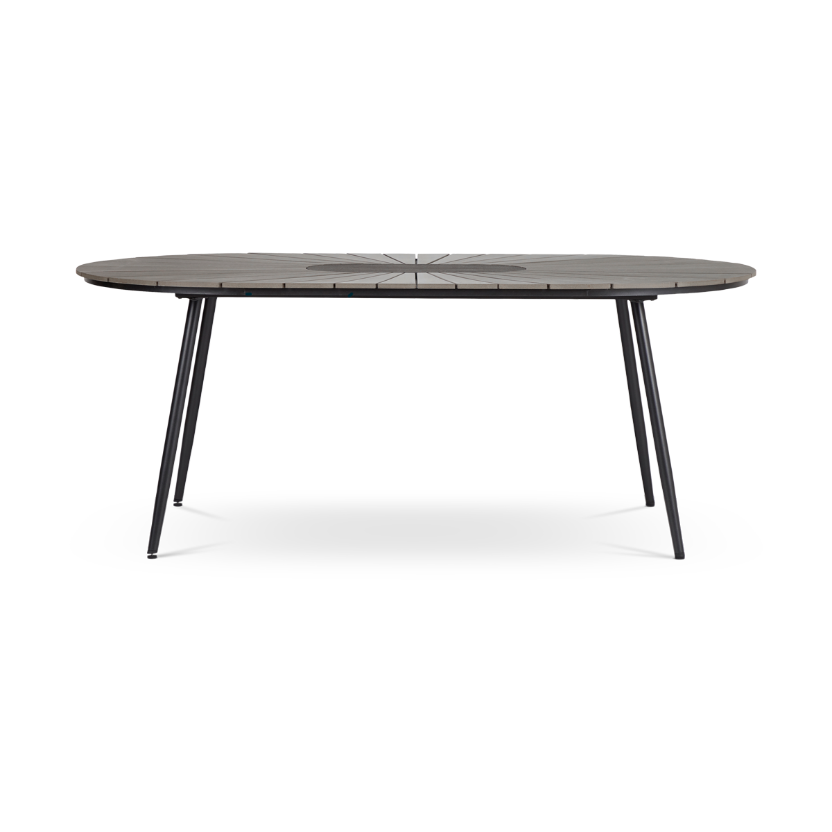 Lisomme Liam ovale tuintafel polywood - 195 x 103 cm