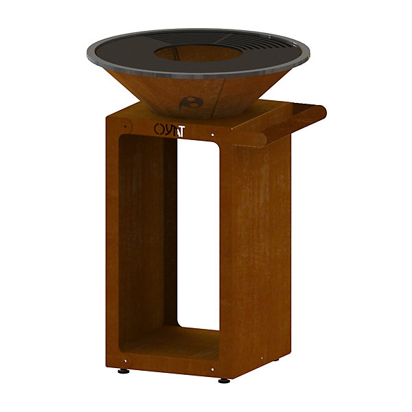 Mini poignée pour brasero Oyat Bbo acier cognac
