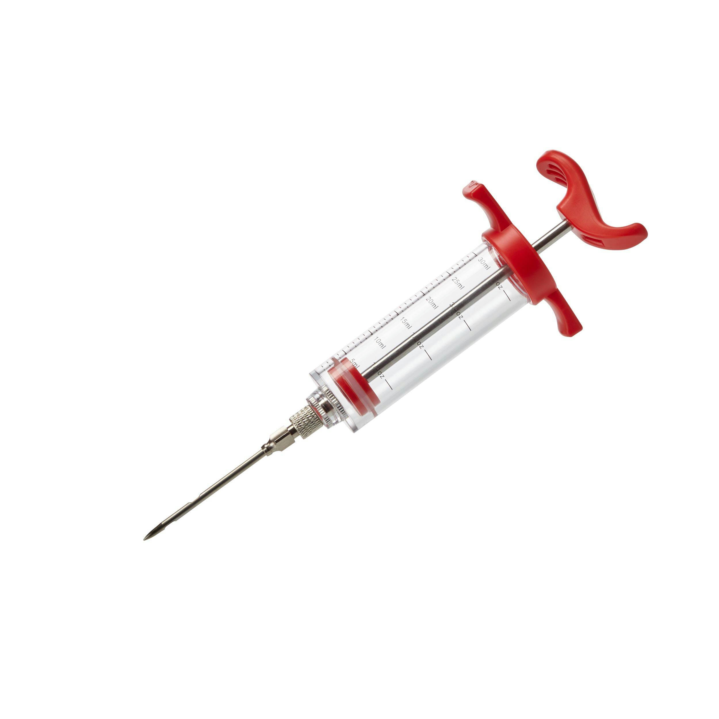 MASTER Chef Stainless Steel Marinade Meat Injector Syringe, 30-mL