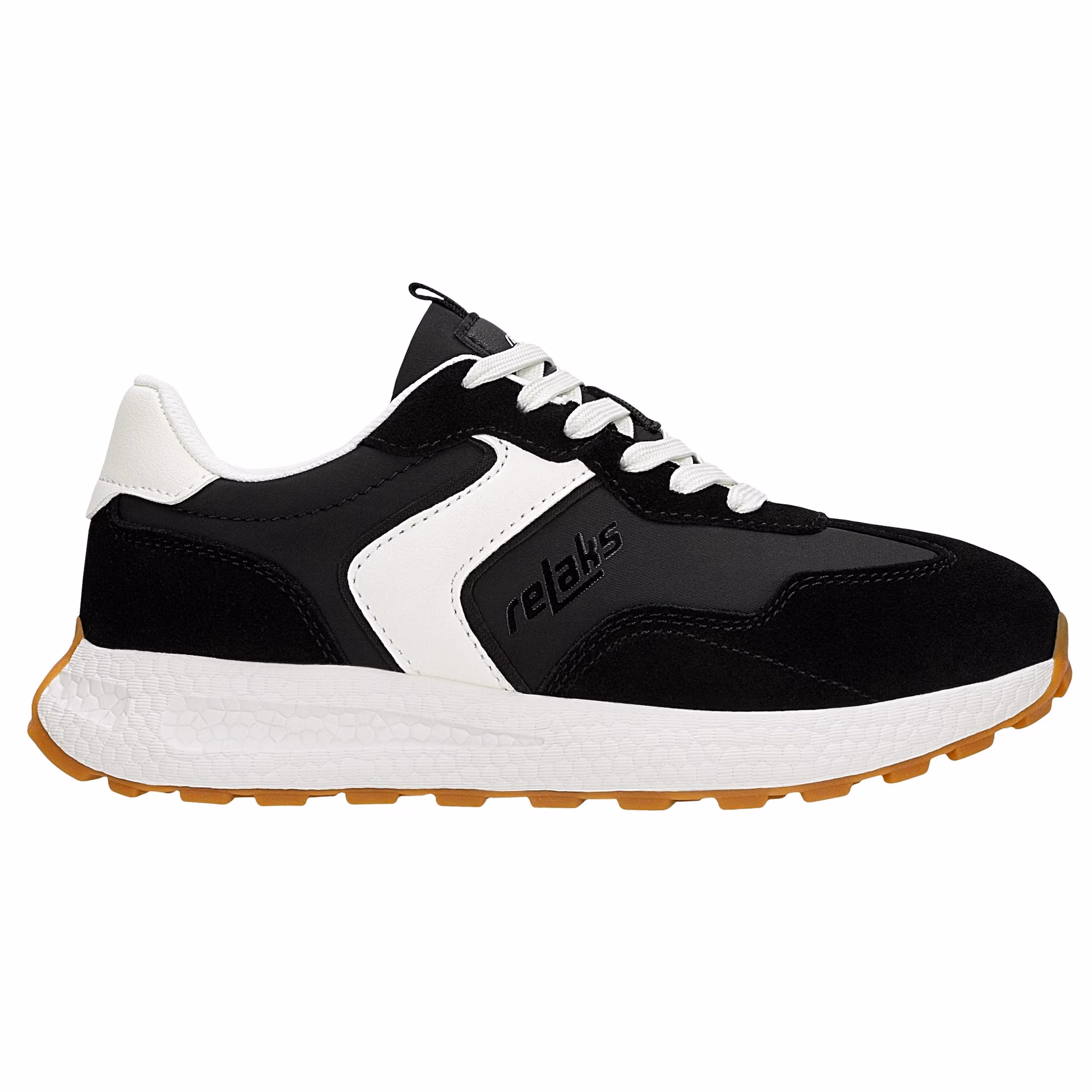 Czarno-białe sneakersy RELAKS
