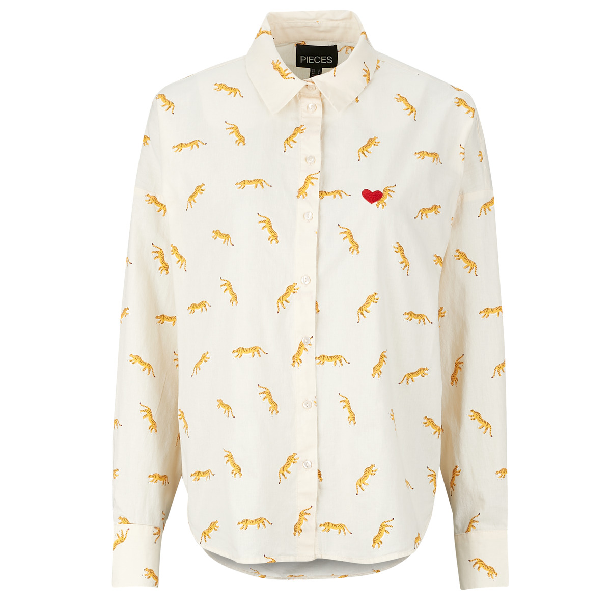Pieces - PCJANNA LS LOOSE AOP - Multicolour