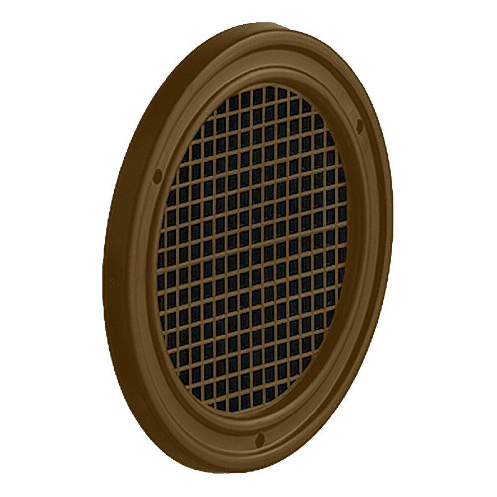 VENTILASJONSRIST PLAST Ø50MM BRUN