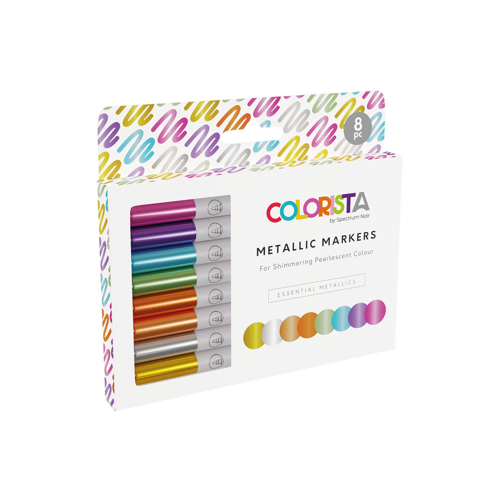Colorista Essential Metallic Markers 8 Pack