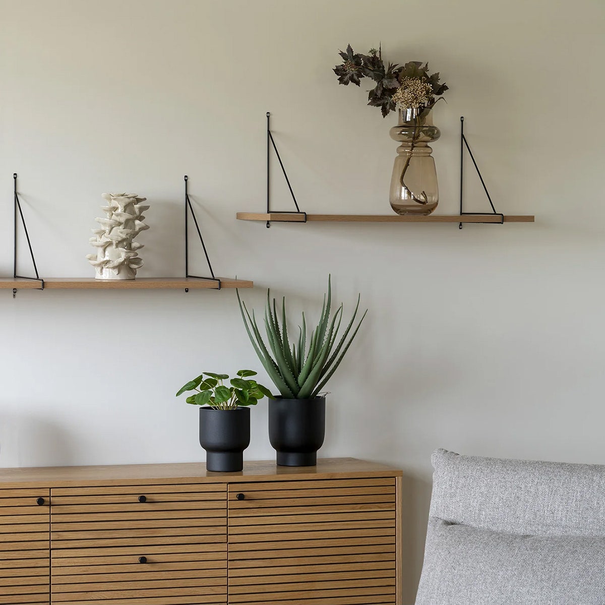 Artichok Mick Houten Wandplank Naturel - B 80 cm