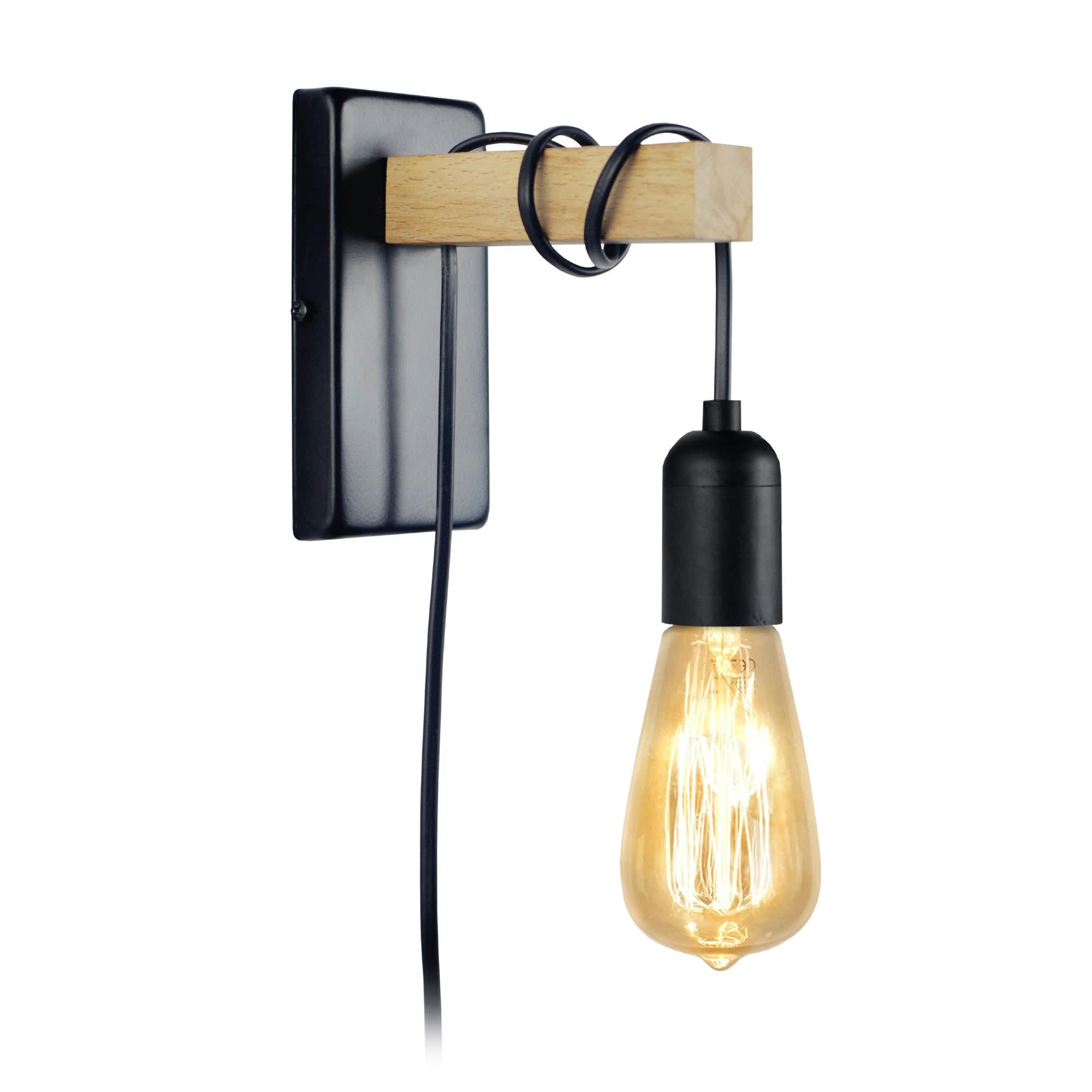 BROOKLYN - Applique bois naturel