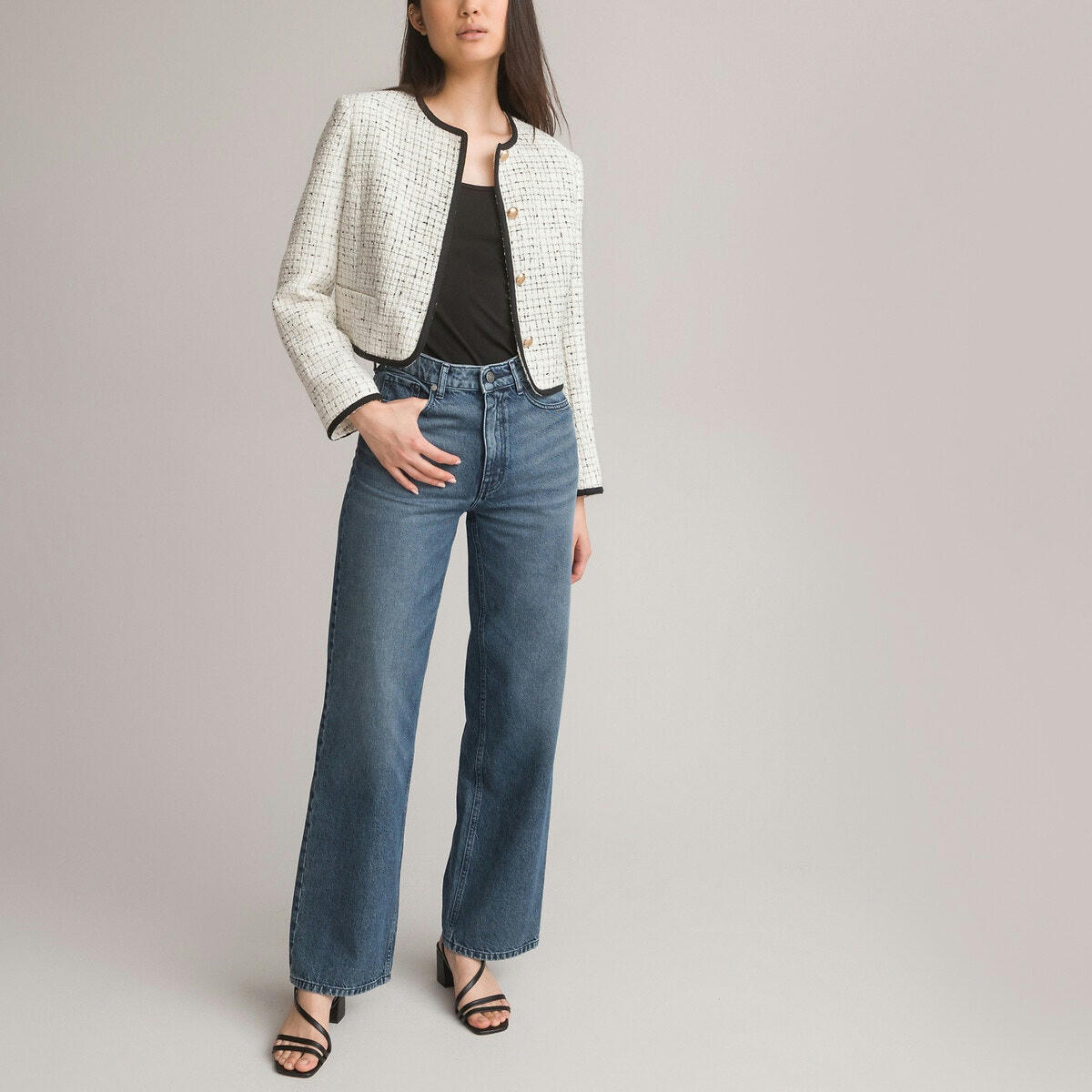 Veste en tweed, coupe cintrée