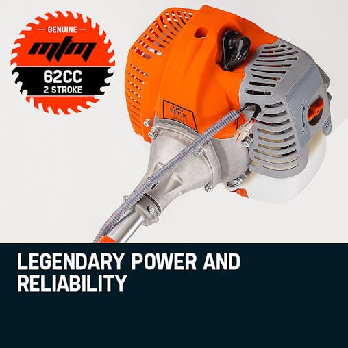 NNEMB 62CC Brush Cutter Whipper Snipper Trimmer Edger Brushcutter Multi Pole Tool