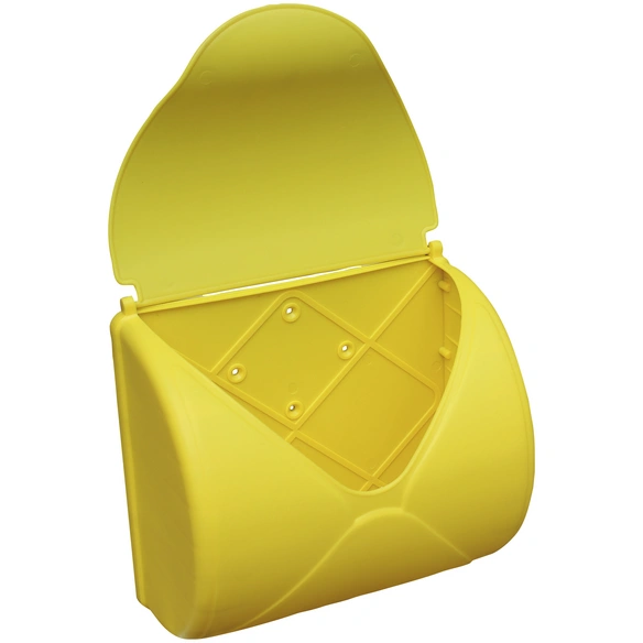 Briefkasten, BxHxL: 23,3 x 14 x 25 cm, gelb