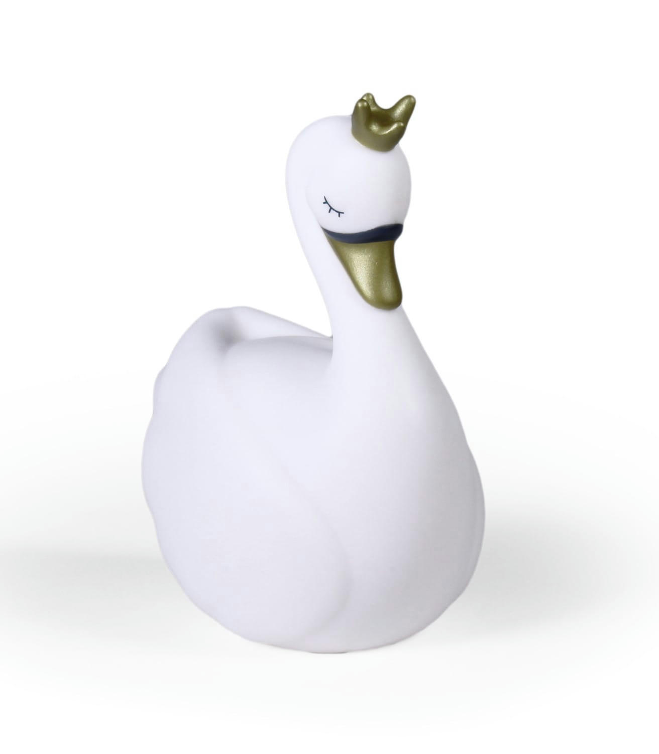 DAME BLANCHE - Veilleuse cygne blanc
