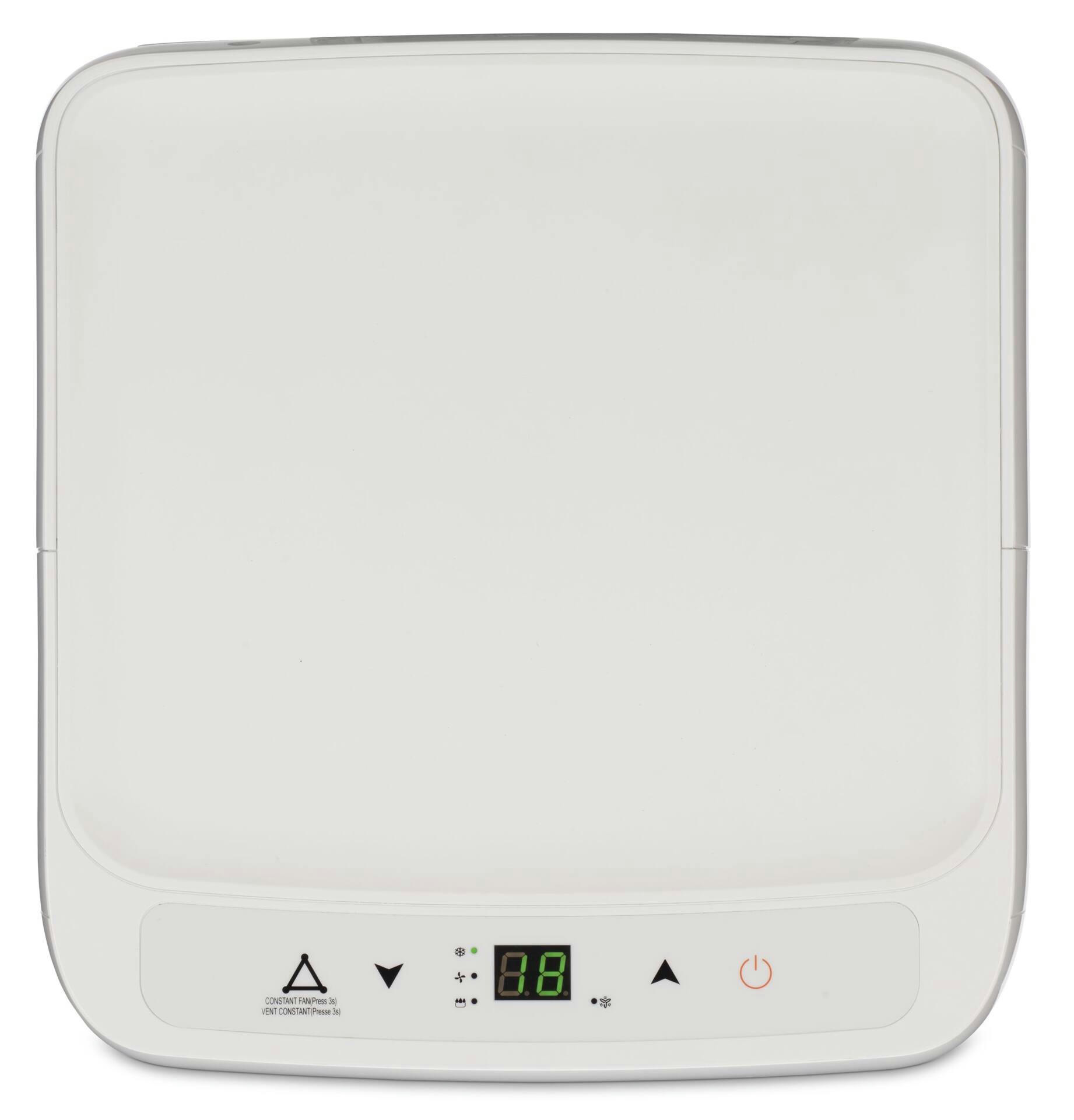 For Living SACC Digital Portable Air Conditioner/AC w/Remote Control, 2-Speed, 7,000-BTU, White