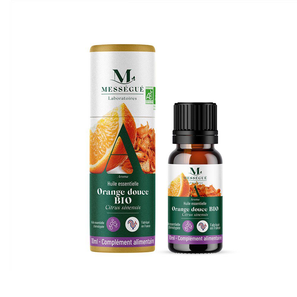 Huile essentielle orange douce bio Mességué 10ml