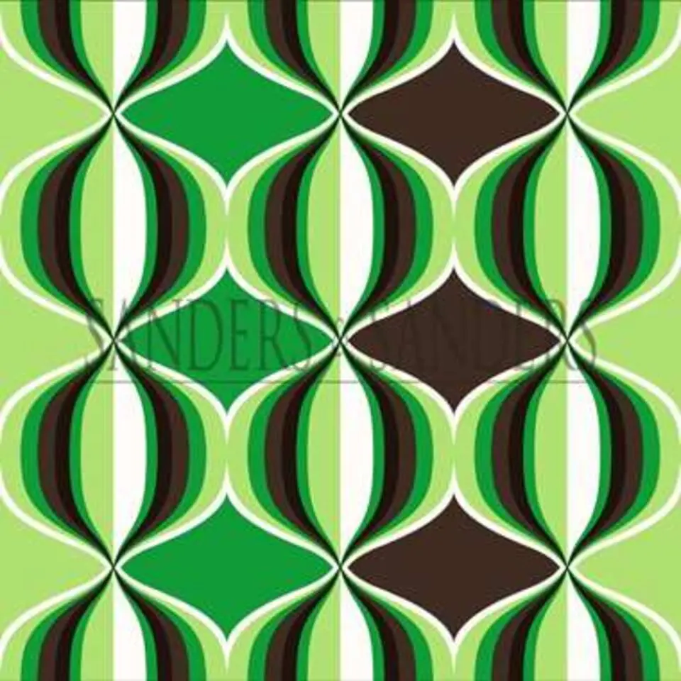 Sanders & Sanders behang - grafisch motief - groen - 53 cm x 10,05 m