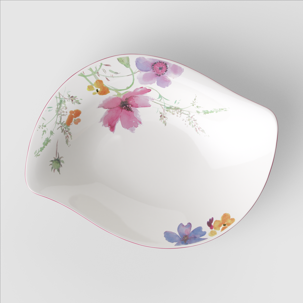 Mariefleur Serving Bowl - Multi-colored, 8.5 oz, Premium Porcelain