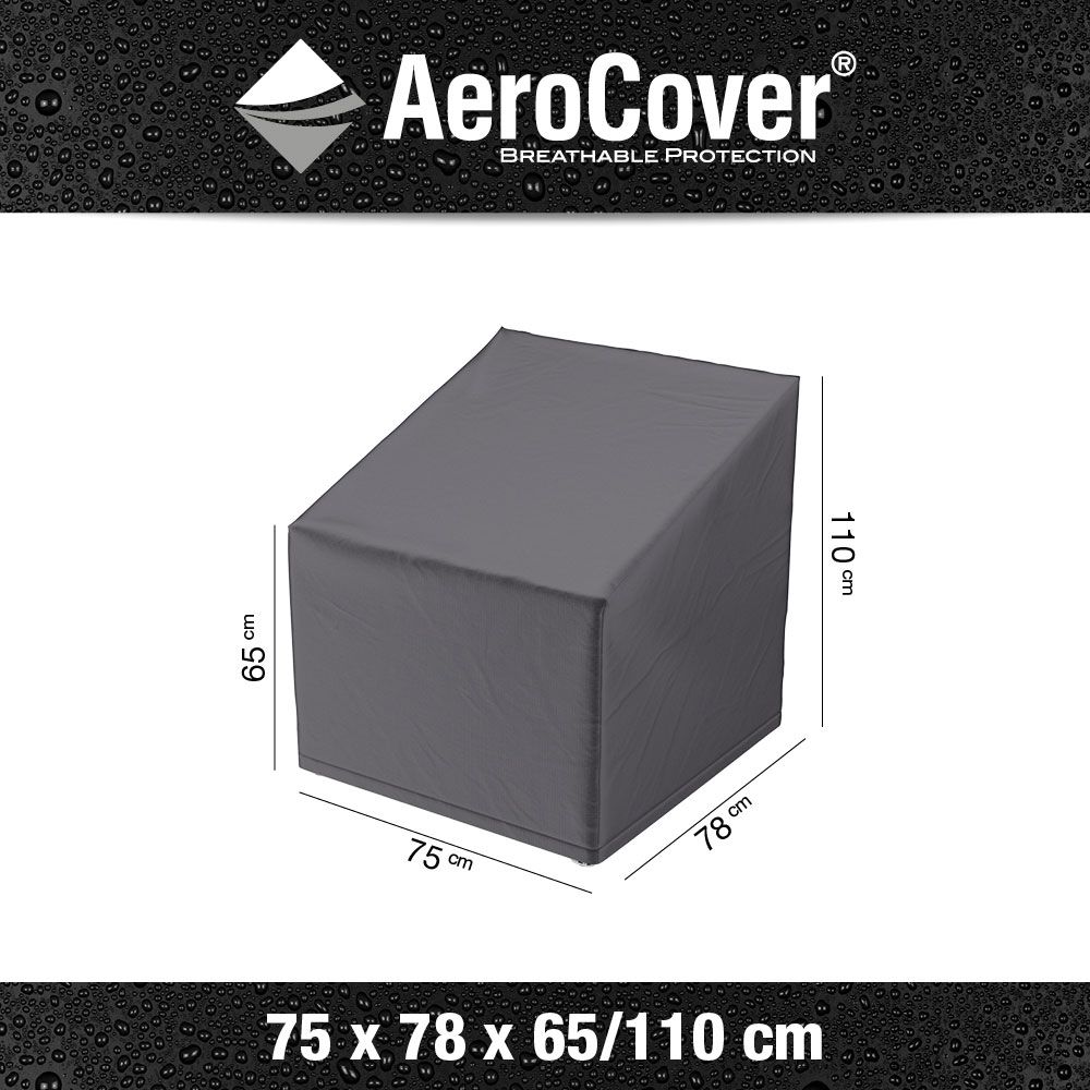 Ruma AeroCover Stackable Gas Chairs Waterproof Polyester Cover W75xD78xH110cm