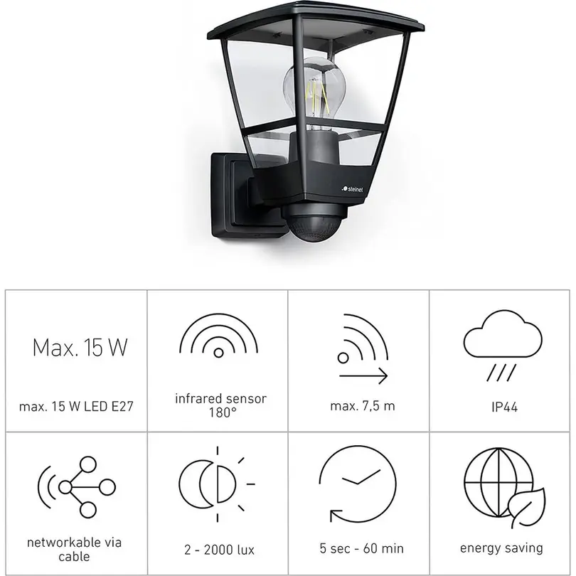 Outdoor Wandleuchte L 10 S
