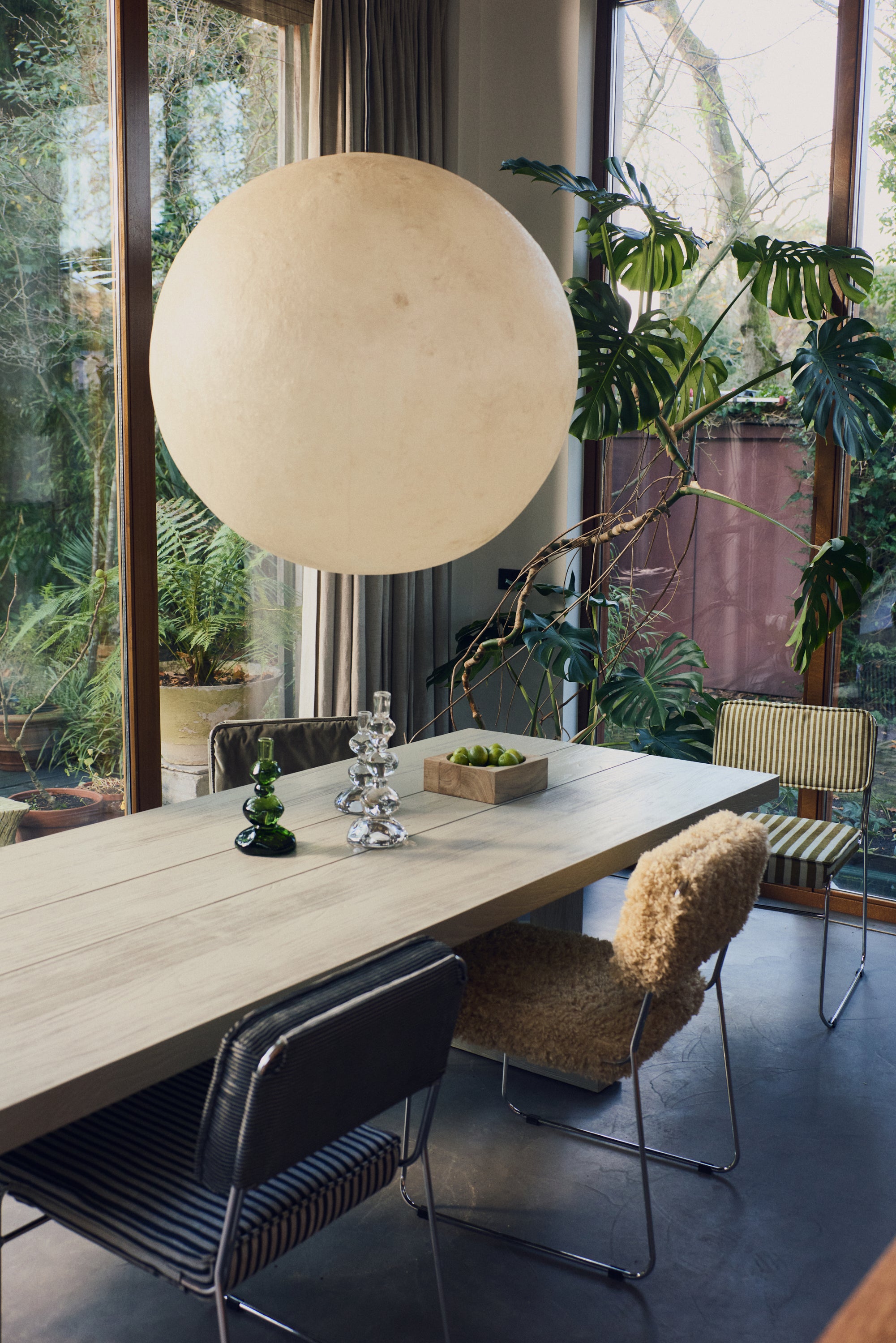 HKliving Forma Eettafel - 280 x 100 cm smoke