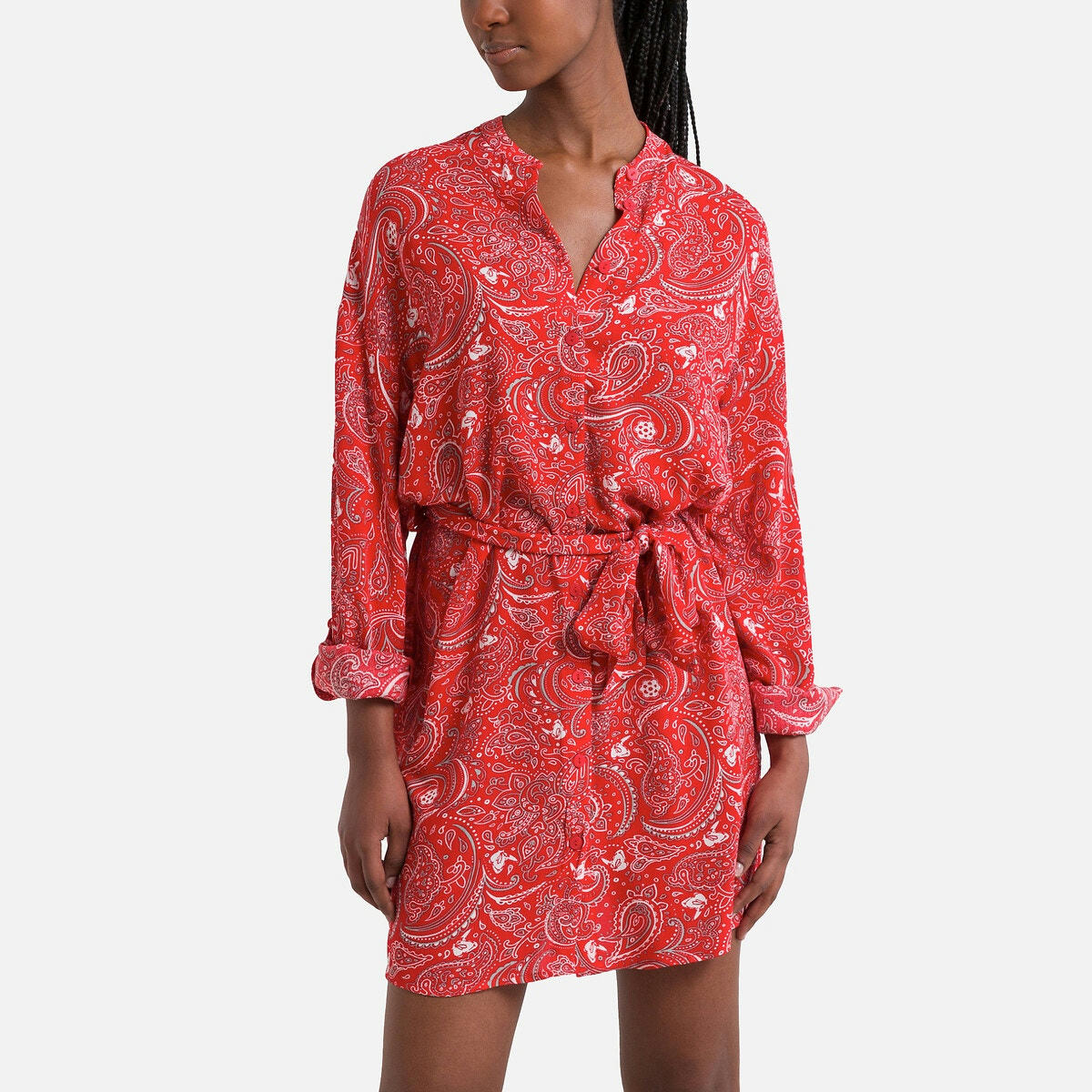 Robe imprimée à nouer