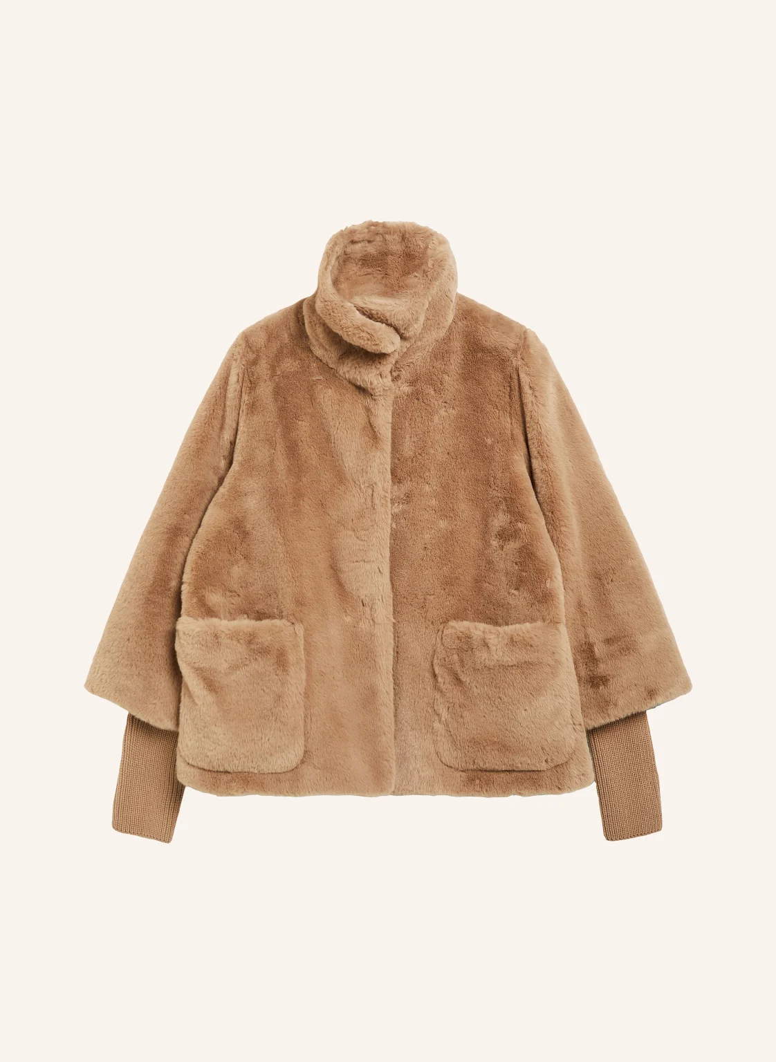 s.Oliver BLACK LABEL Kunstfell-Jacke