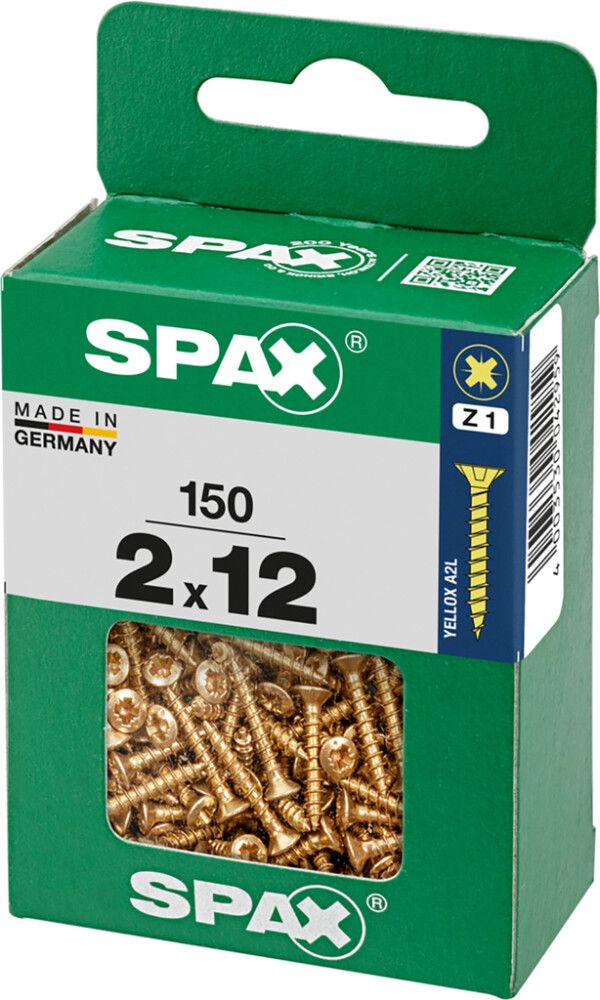TRESKRUE SPAX TFX 2X12MM 150STK